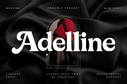 Adelline – A Luxury Serif Font, a Serif Font by overlaytemplates (Thumbnail 1 of 5)