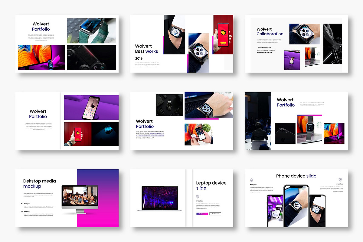 Wolvert - Business Google Slide, a Presentation Template by Dens Creative Studio (Photo 4 of 6)