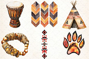 Indigenous Tribal Motifs Clipart Bun, an Illustration by DreamCafeArt (Thumbnail 4 of 7)