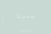 Longwood Font, a Script Font by SophieSaxo (Thumbnail 19 of 20)