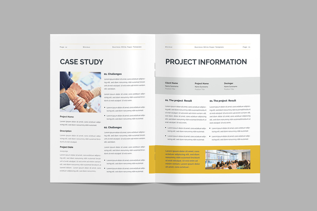 Whitepaper Template, a Brochure Template by afsar.hossain (Photo 5 of 9)
