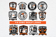 15 Disc Golf League Competition Logo, a Branding & Logo Template by Guavanaboy (Thumbnail 1 of 3)
