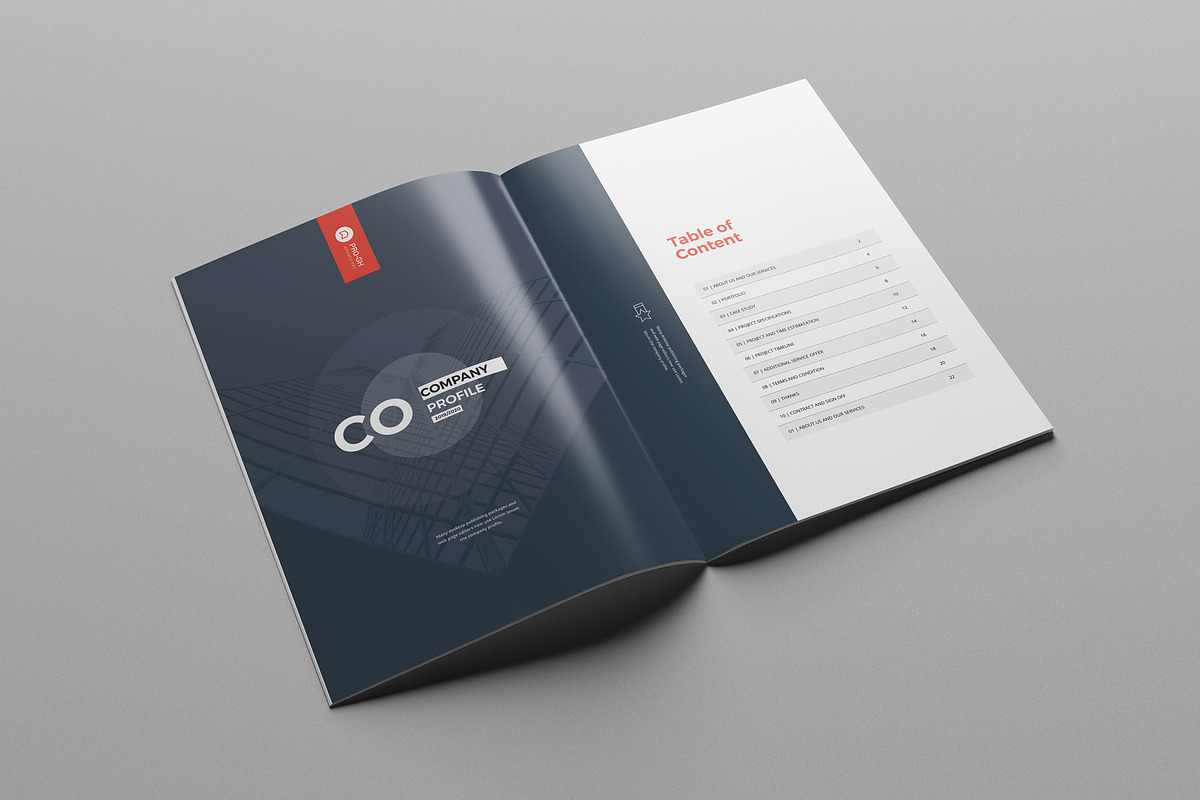 Company Profile 16 Pages, a Brochure Template by Pro-Gh (Photo 2 of 9)