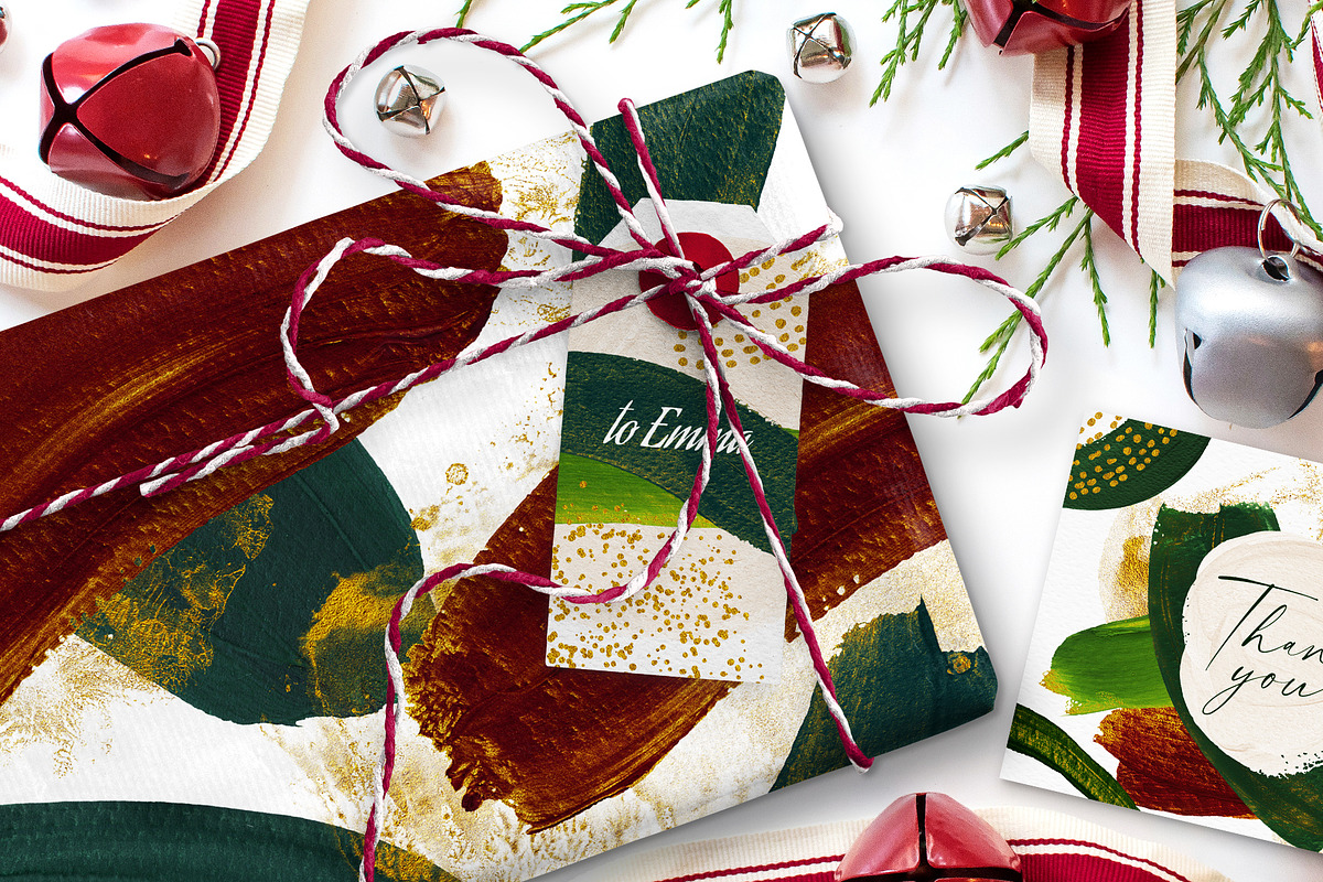 Abstract Shapes Christmas Collection, a Texture Graphic by CatJello Graphics (Photo 20 of 28)