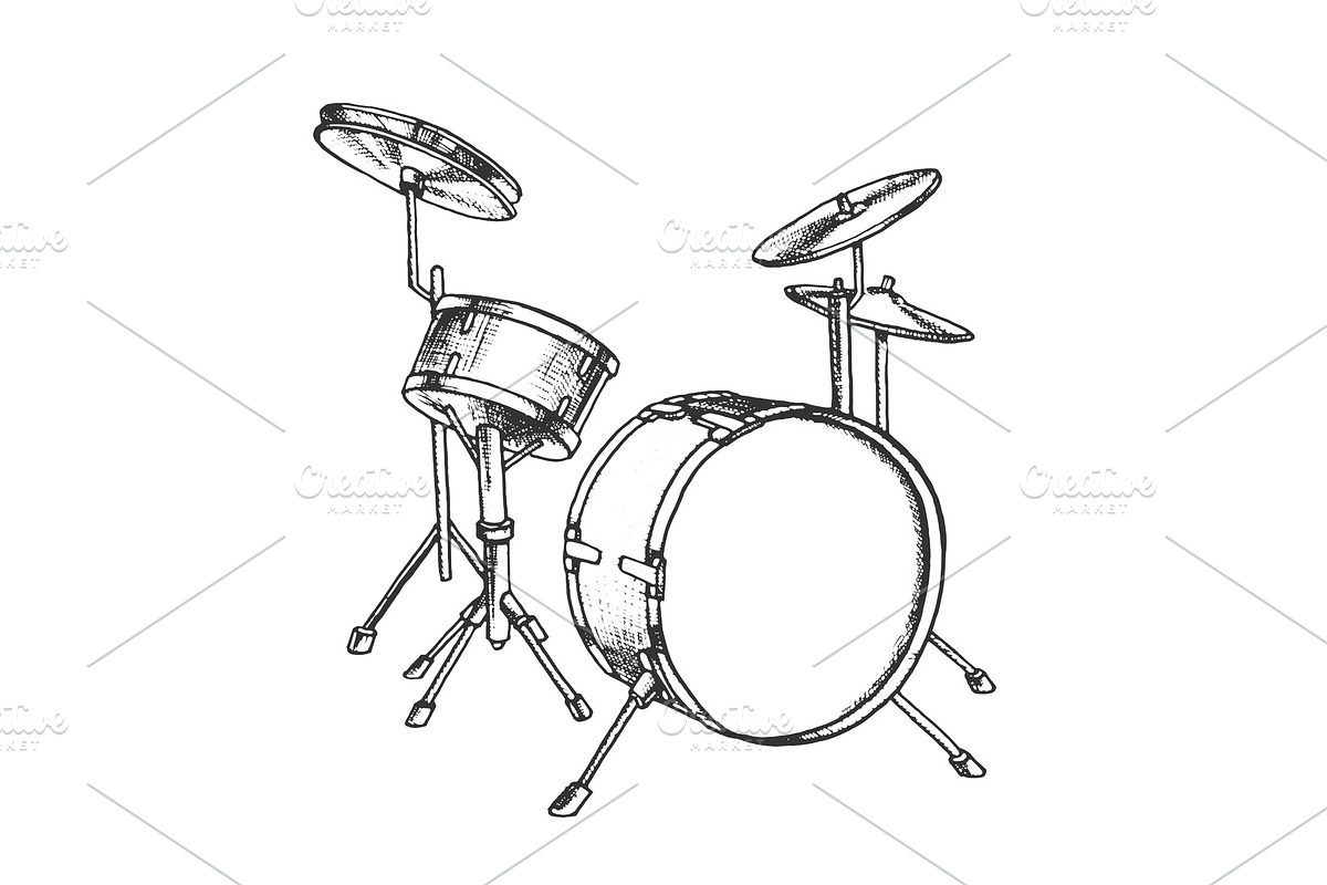 Drum Rhythm Musical Instrument, an Object Illustration by pikepicture