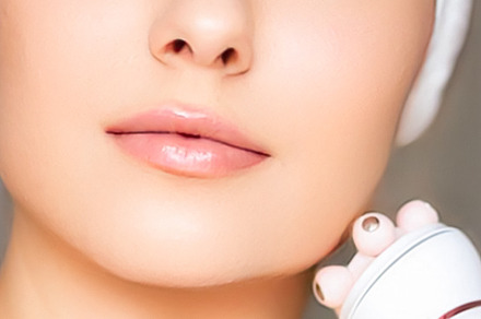 Anti-aging cosmetology and beauty treatment product, woman using, a Health & Medical Photo by Anneleven