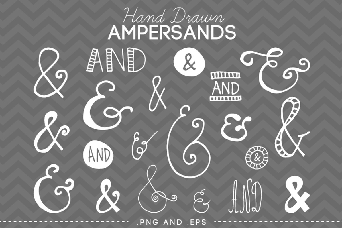 Hand Drawn Ampersand Clip Art Vector, an Illustration by AzmariDigitals (Photo 1 of 3)