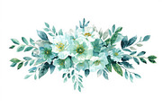 Elegant Blue Watercolor Blooms, an Illustration by Amazin_art (Thumbnail 8 of 11)
