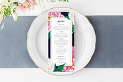 PEONY Watercolor Wedding Suite, an Invitation Template by Vintage To Vectors (Thumbnail 3 of 10)