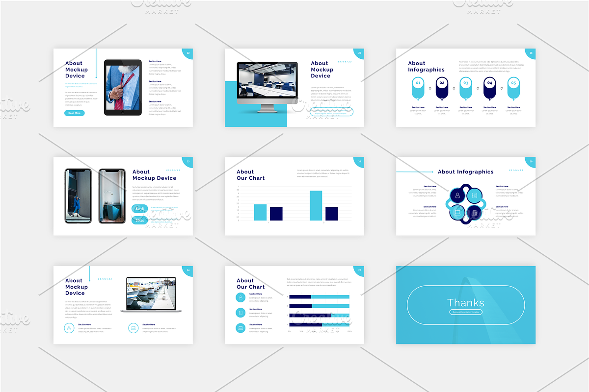 Minimalist Pitch Deck Bundle, a Presentation Template by Artiveko (Photo 2 of 4)
