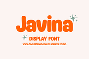 Javina Fun Display Font, a Font by Koplexs Studio (Thumbnail 1 of 12)