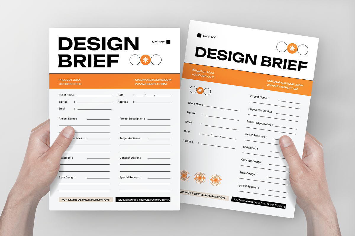Design Brief, a Flyer Template by Annora Studio (Photo 3 of 6)