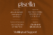 Gisella An Aesthetic Display Serif, a Serif Font by Prestige Artsy Studio (Thumbnail 10 of 10)
