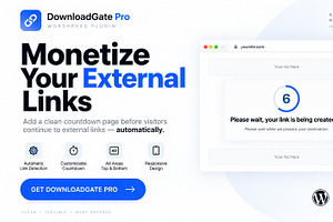 DG – WordPress Download Timer Plugin, a WordPress Template by PixelsDesign