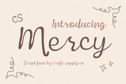 CS Mercy – Script Font, a Script Font by Craft Supply Co. (Thumbnail 1 of 8)
