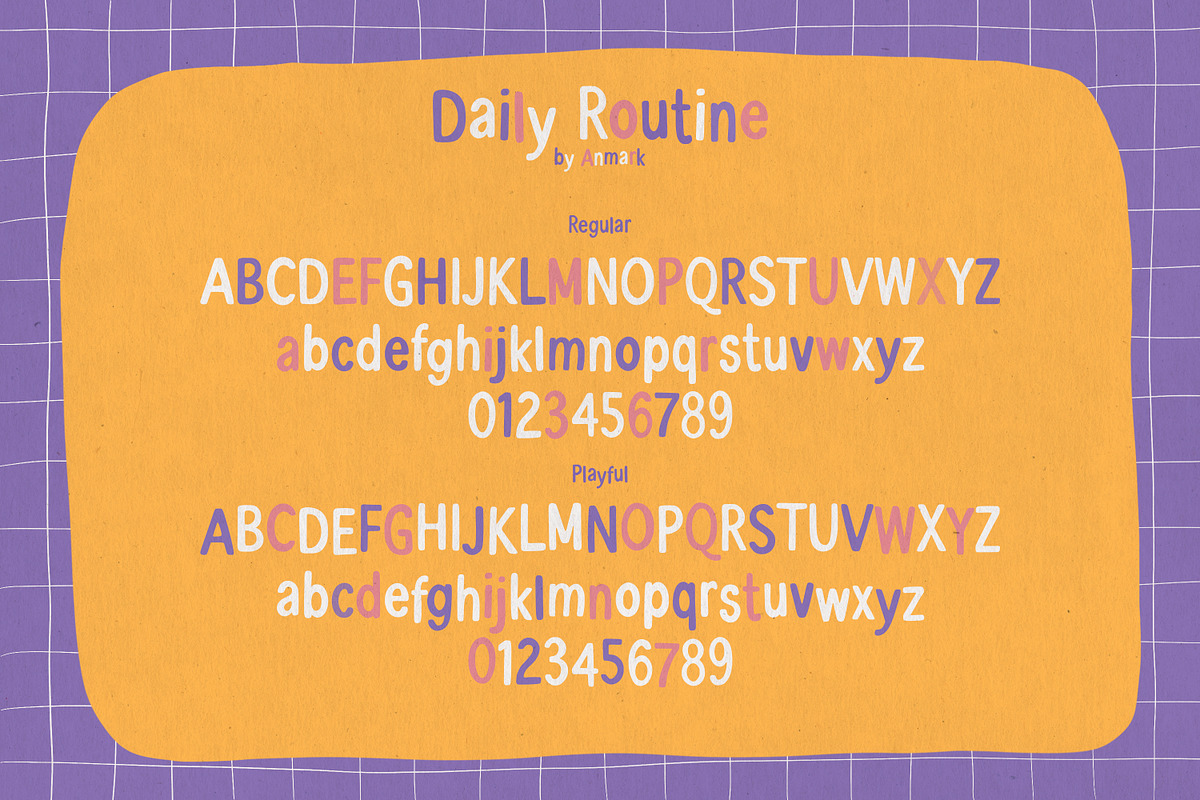 Daily Routine Friendly Handmade Sans, a Sans Serif Font by AnMark (Photo 9 of 10)