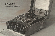Enigma Typewriter Sans Font, a Font by DesignSomething (Thumbnail 5 of 5)