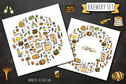 70 Brewery color hand drawn icons!, an Outline Icon by Natasha-Pankina.com (Thumbnail 2 of 4)
