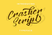 Crasher Script, a Script Font by QueenType (Thumbnail 1 of 5)