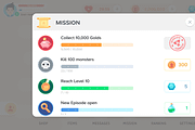 GUI - Mono Round, an UI Kit Template by LAYERLAB (Thumbnail 15 of 32)