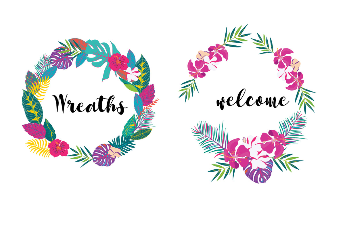 Fancy Tropical flower and leaf, a Decorative Illustration by MooBeer (Photo 7 of 10)