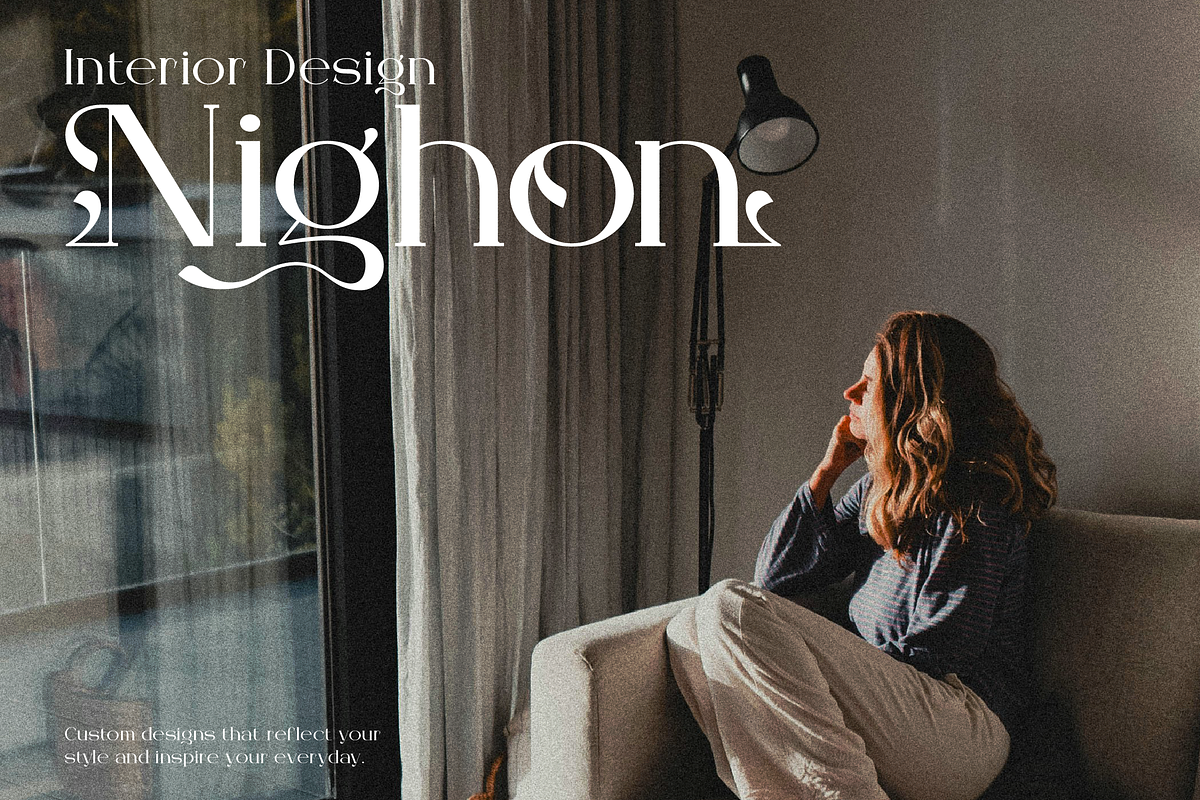 Arleon Domenk Display Elegant Serif, a Serif Font by Denustudios (Photo 2 of 15)