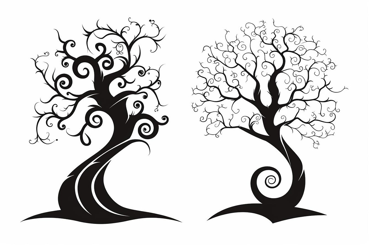 Tree Laser Cut Bundle | Decorative T, a Graphic by BIPLOB EXPERT (Photo 11 of 11)