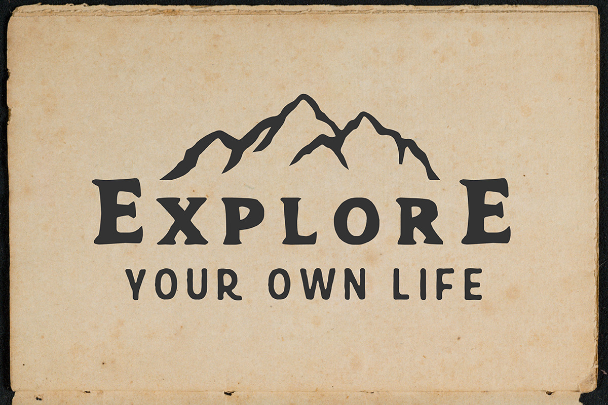 24 vintage mountain shapes, an Object Graphic by AkimD (Photo 4 of 6)