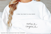 Love Ever | Heart Connector Font, a Script Font by KA Designs (Thumbnail 7 of 11)