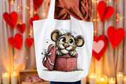 Whimsical Valentine Baby Lion Clipar, an Illustration by OK Design (Thumbnail 4 of 6)