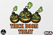 Camo Pumpkins Halloween Sublimation, an Illustration by DreamCafeArt (Thumbnail 1 of 6)