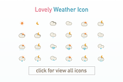 Vector Lovely Weather Icons, an Icon by CustomIconDesign (Thumbnail 2 of 2)