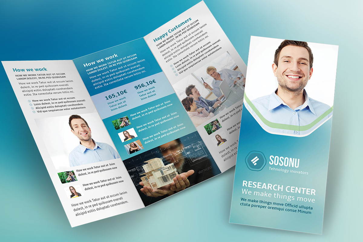 Clean Business Trifold Brochure, a Brochure Template by Print design (Photo 1 of 2)