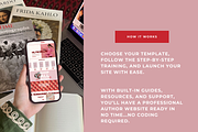Squarespace Author Website Template, a Squarespace Template by Billie Grace Studio (Thumbnail 5 of 8)