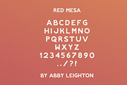 RED MESA by Abby Leighton, a Sans Serif Font by Abby Leighton Studio (Thumbnail 2 of 3)