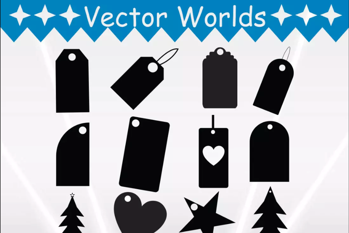 Gift tag Svg, Gift, Tag Svg, an Object Graphic by VectorWorlds (Photo 2 of 3)
