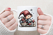 Cozy Christmas Gnomes Clipart, an Illustration by Sublimation Artist (Thumbnail 5 of 6)