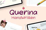 Querina - Cute Handwritten Font, a Script Font by MOCOSANS (Thumbnail 1 of 8)