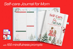 Self-care Journal for Mothers, a Stationery Template by Graphic Template