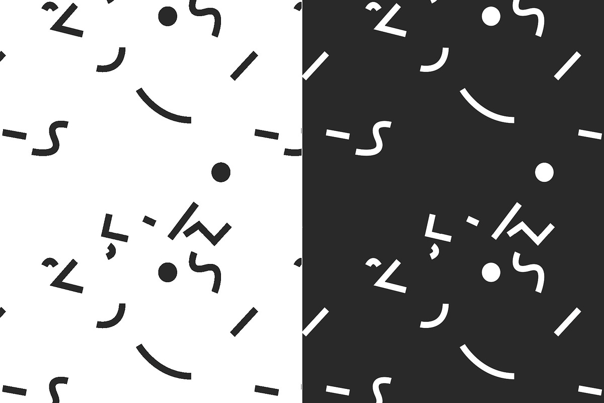 20 B&W hand drawn SEAMLESS PATTERNS, a Pattern Graphic by Studio.lize (Photo 12 of 16)