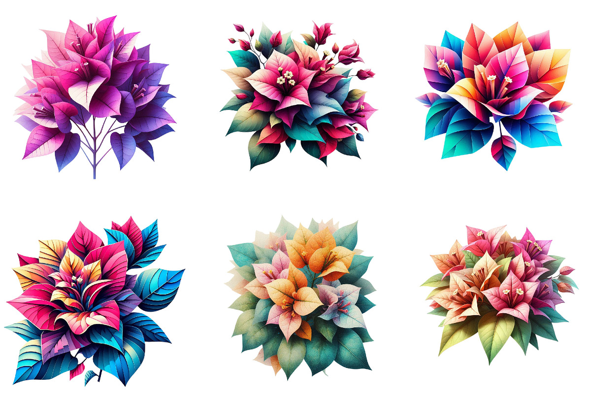 Bougainvillea Flower PNG Clipart, a Graphic by CitraGraphics (Photo 3 of 3)
