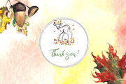 Autumn. Watercolor & graphic set, an Object Graphic by Ana-Sakuta (Thumbnail 15 of 15)