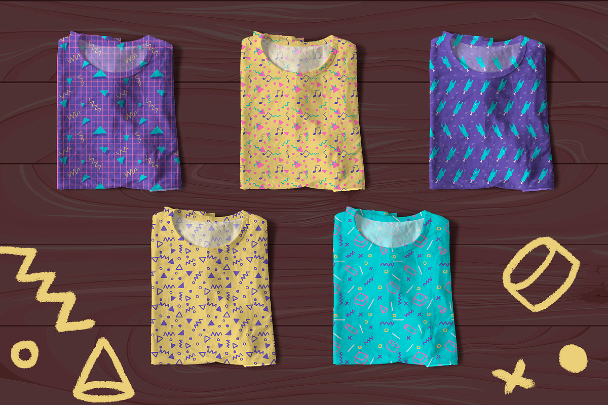 90's seamless patterns, a Graphic by mamormo (Photo 5 of 6)