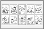 River Animals Coloring Pages, an Animal Illustration by Lamia Emad (Thumbnail 3 of 5)