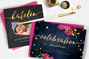 Pleasures Script + Extras, a Script Font by Nicky Laatz (Thumbnail 4 of 11)