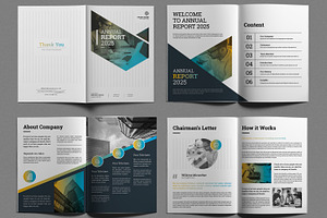 Company Annual Report Layout