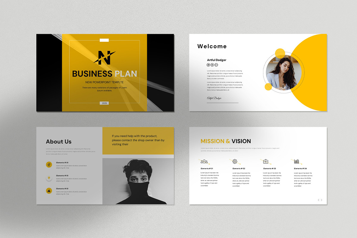 Business Plan Presentation Template, a Presentation Template by Dream-Lab (Photo 2 of 7)