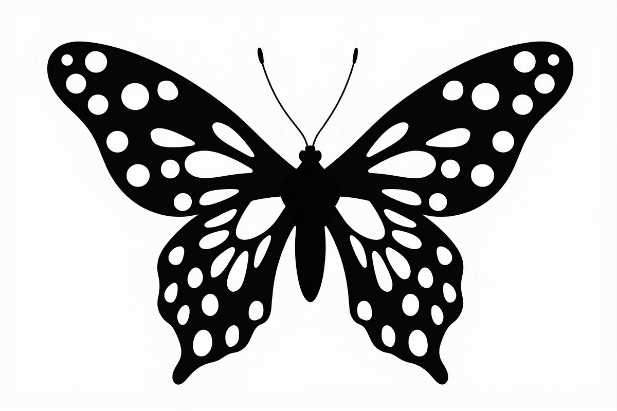 butterfly laser cut design, an Illustration by BIPLOB EXPERT (Photo 4 of 13)