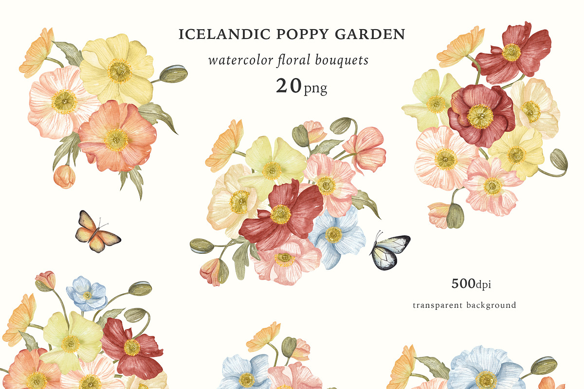 Watercolor Poppy. Bright Wildflower, a Decorative Illustration by Ooh Lily (Photo 8 of 15)