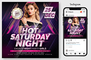 100 Night Club Party Flyers Bundle, a Flyer Template by graphicforest (Thumbnail 63 of 72)